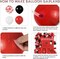 Graduation Balloon Arch Kit 2026 Graduation Party Decorations, Different Sizes 5 12 18 Inch Red Black Graduations Balloons Arch with Class of 2026 Cake Toppers, Fringe Curtain, Star & 2026 Balloons